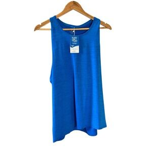 Brooks Luxe Tank Womens XXL Blue GO2 Soft Running Athletic Top NEW Athletic